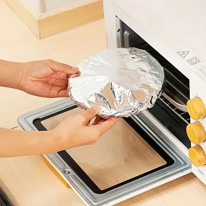 Termoizolacijski pokrovi iz aluminijaste folije za posode, 10/100 kosov