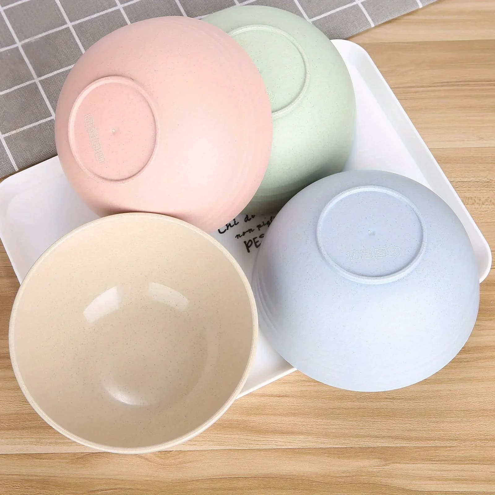 4-delni komplet nezlomljivih plastičnih skledic – 24 oz