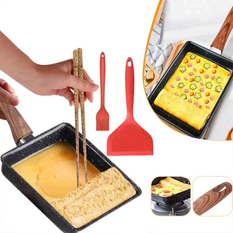 Tamagoyaki pravokotna ponev za japonsko omleto