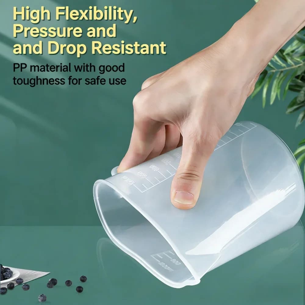 Plastična merilna posoda za živila z merilno skalo (100–5000 ml)