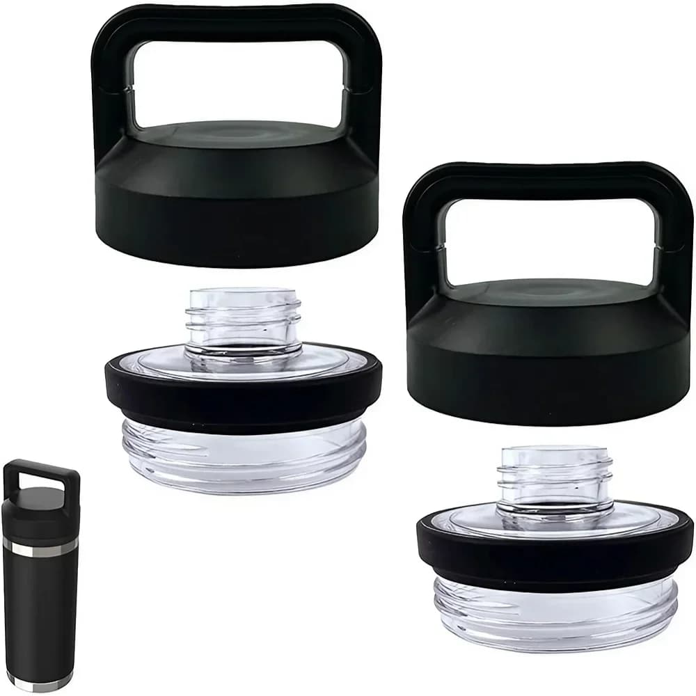 1/2/3 kos nadomestni pokrov Rambler Chug, združljiv z modeli YT 18oz, 26oz, 36oz, 64oz – dodatek za športne lončke